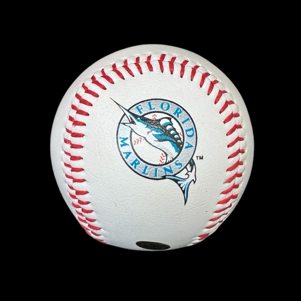 1993 Florida Marlins Logo Autographed Baseball